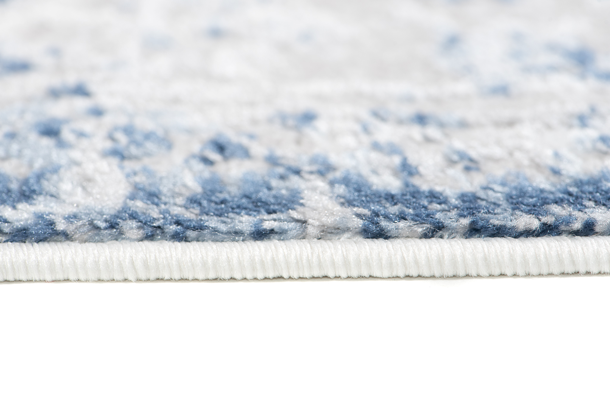 Tappeto Sky Blu Grigio Cornice Ornamenti