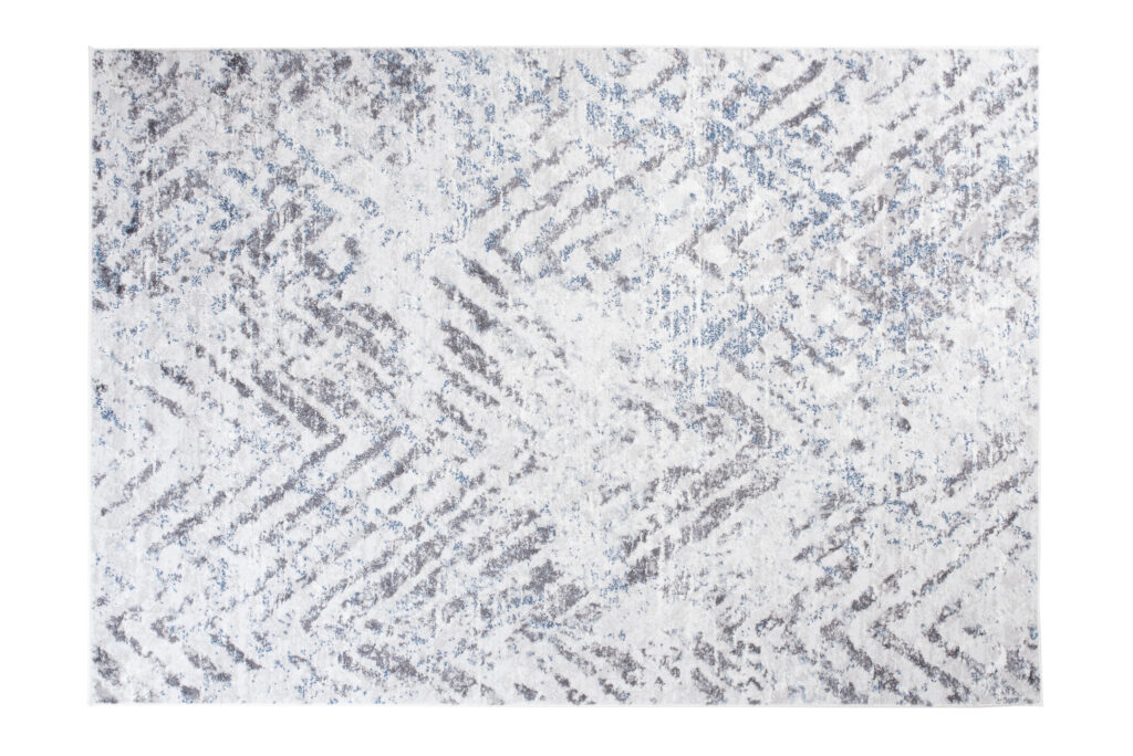 Tappeto Sky Grigio Blu Moderno Zigzag