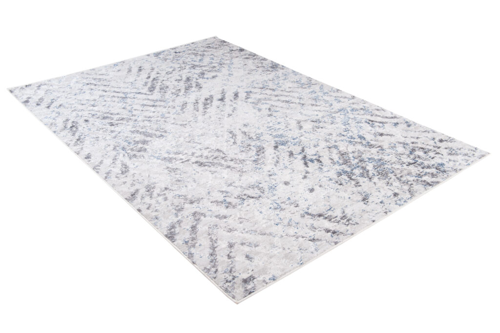 Tappeto Sky Grigio Blu Moderno Zigzag