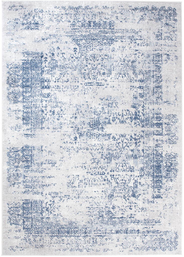 Tappeto Sky Blu Crema Sfumature Vintage