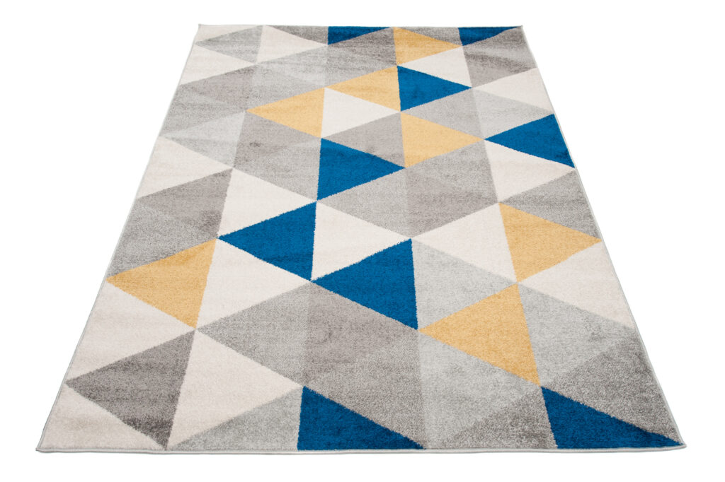 Tappeto Lazur Grigio Multicolore Geometrico Triangoli