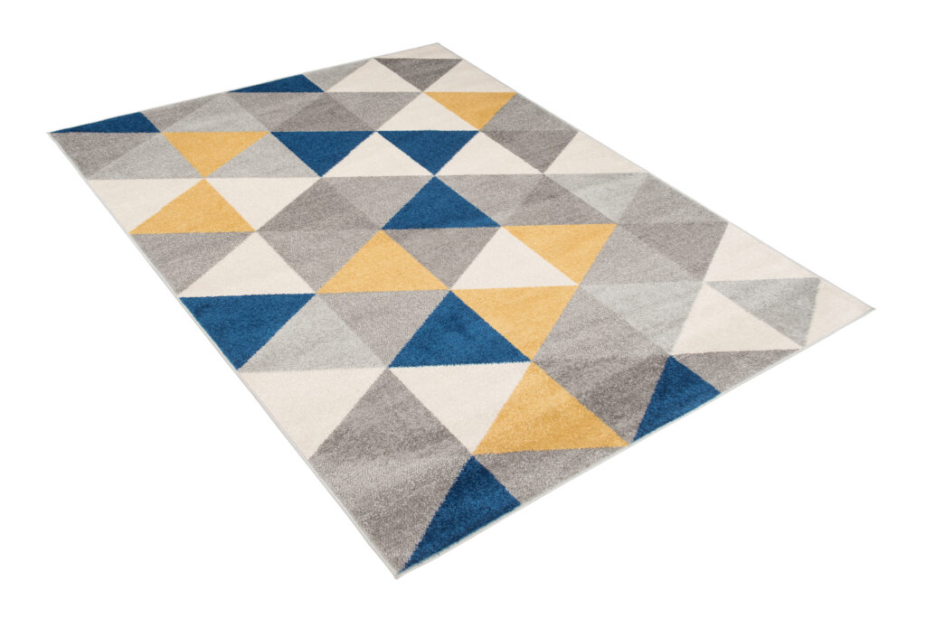 Tappeto Lazur Grigio Multicolore Geometrico Triangoli