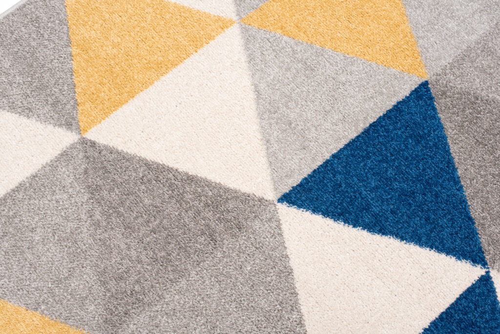 Tappeto Lazur Grigio Multicolore Geometrico Triangoli