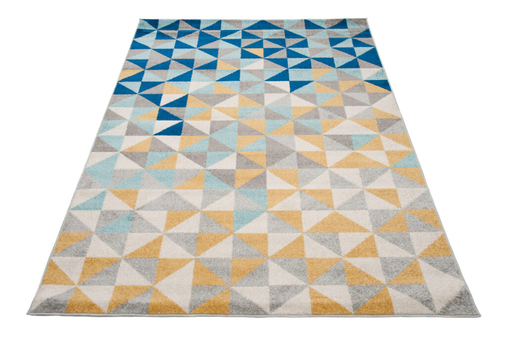 Tappeto Lazur Grigio Multicolore Geometrico Piccoli Triangoli