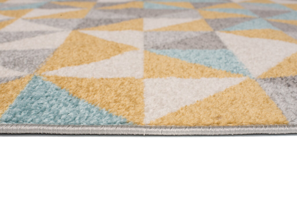 Tappeto Lazur Grigio Multicolore Geometrico Piccoli Triangoli