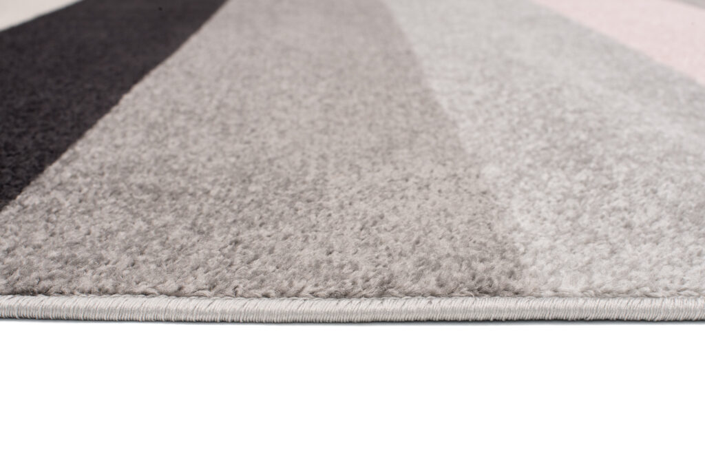 Tappeto Lazur Grigio Chiaro Rosa Geometrico Linee