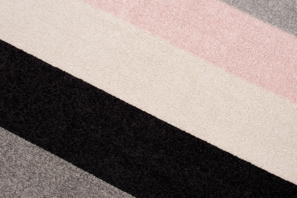 Tappeto Lazur Grigio Chiaro Rosa Geometrico Linee