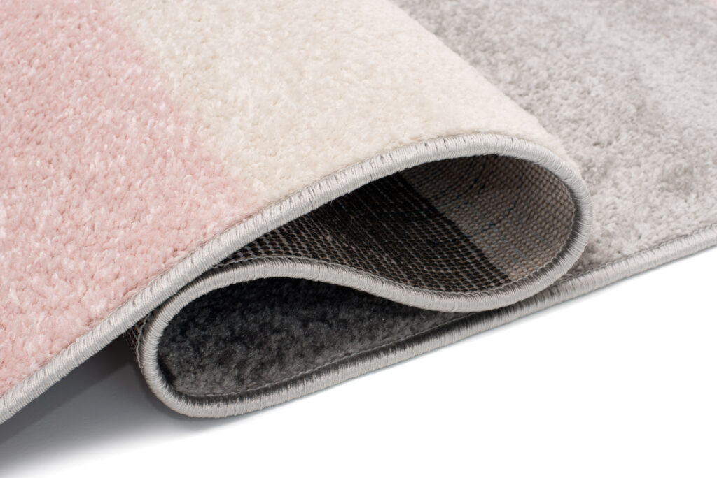 Tappeto Lazur Grigio Chiaro Rosa Geometrico Linee