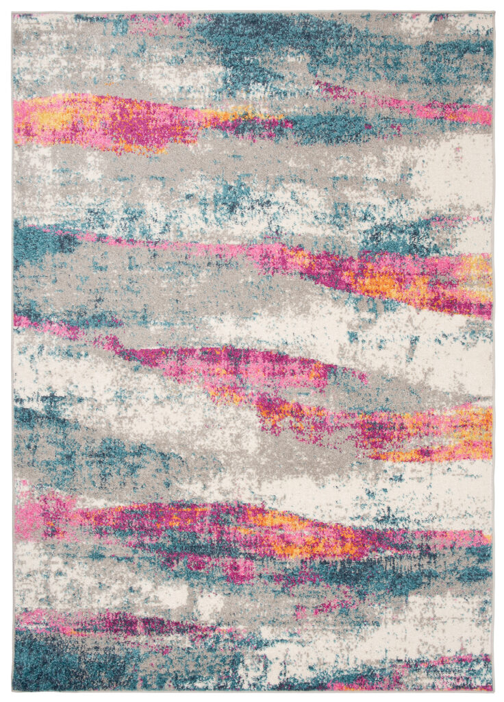 Tappeto Lazur Rosa Multicolore Astratto Sfumature