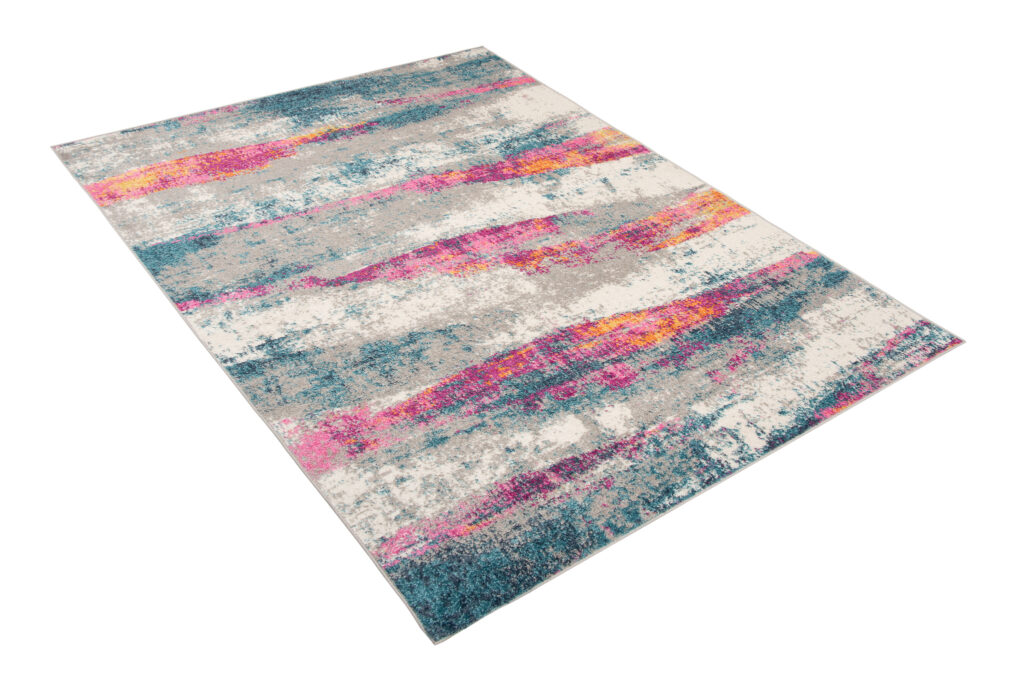 Tappeto Lazur Rosa Multicolore Astratto Sfumature