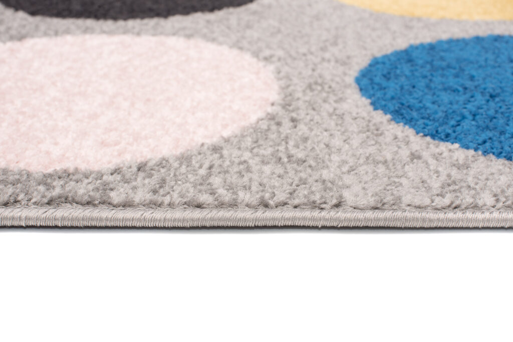 Tappeto Lazur Grigio Multicolore Geometrico Cerchi