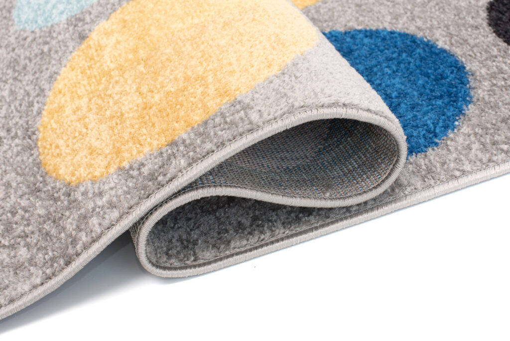 Tappeto Lazur Grigio Multicolore Geometrico Cerchi