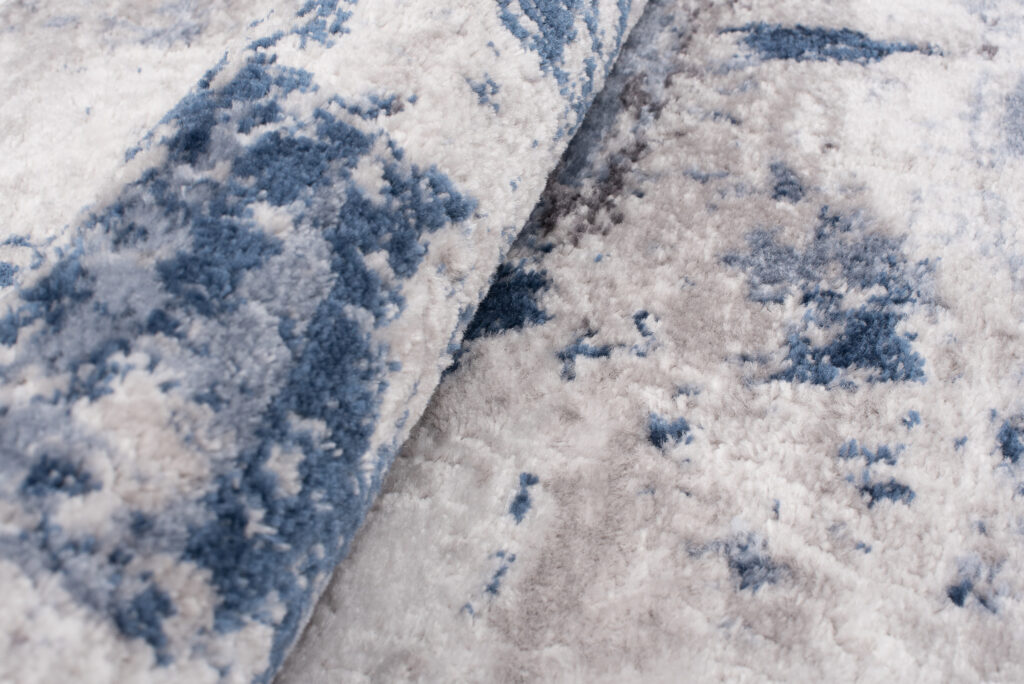 Tappeto Sky Grigio Blu Astratto Sfumature