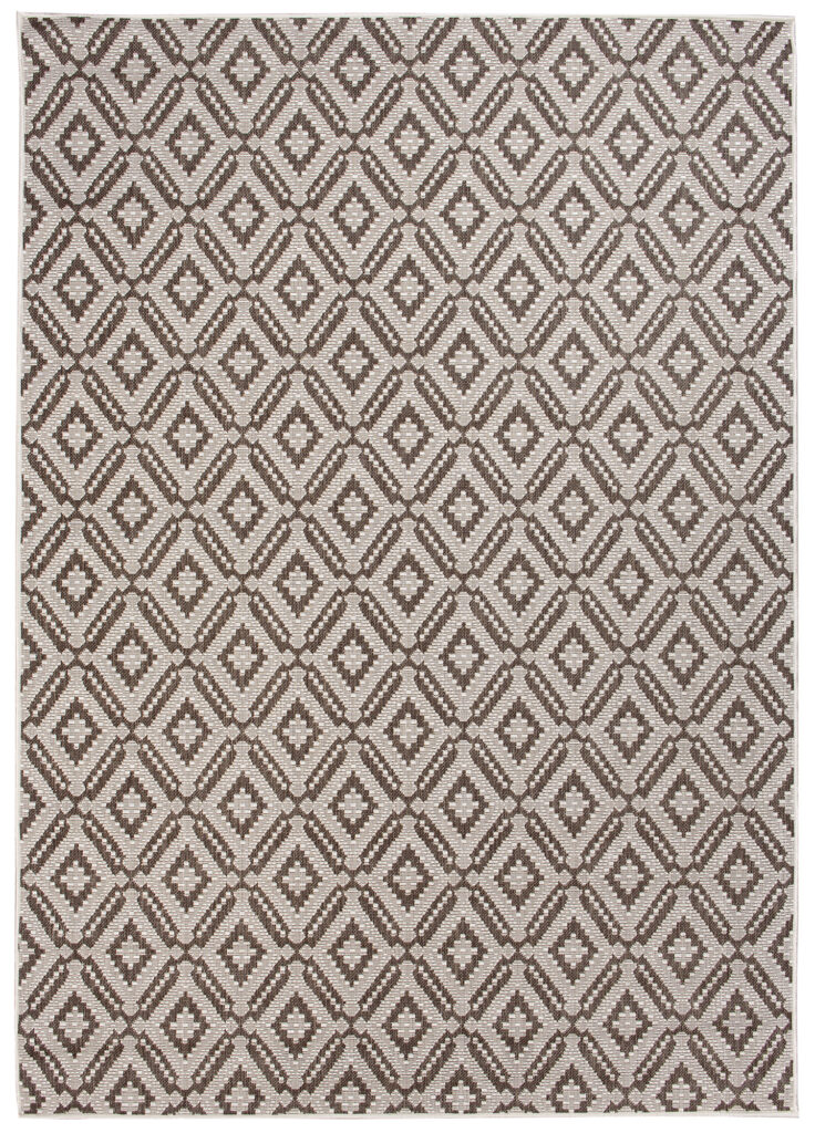 Tappeto Capri Salotto Terazzo Beige Geometrico Esterno Interno