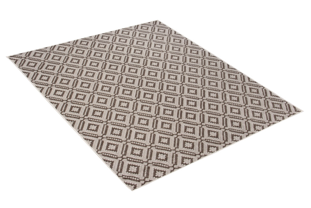 Tappeto Capri Salotto Terazzo Beige Geometrico Esterno Interno