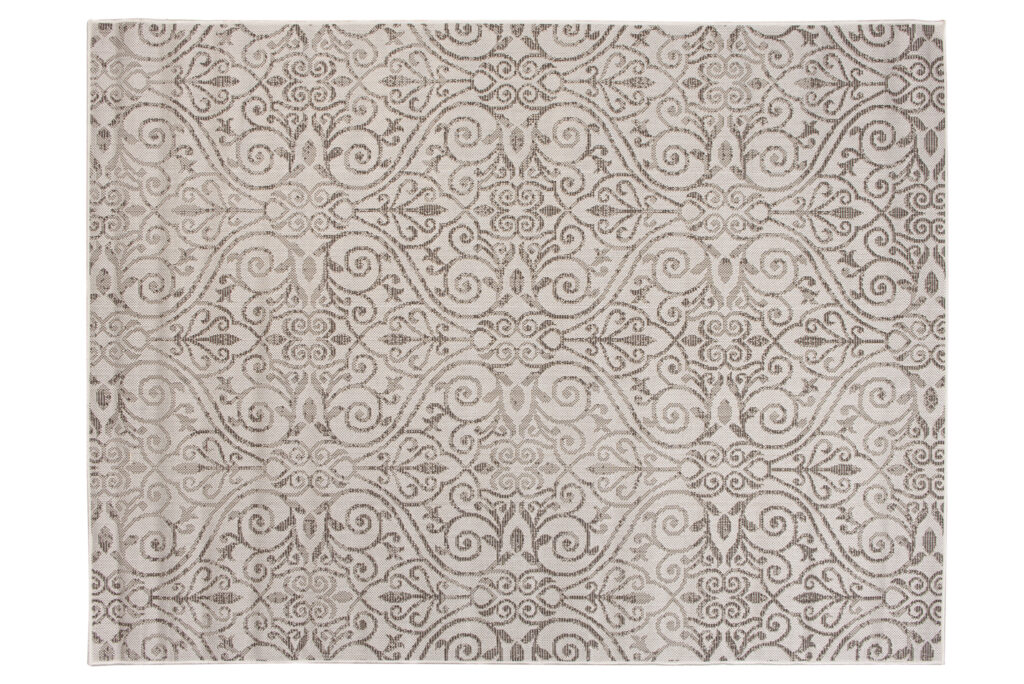 Tappeto Capri Salotto Terazzo Cucina Floreale Beige Esterno Interno