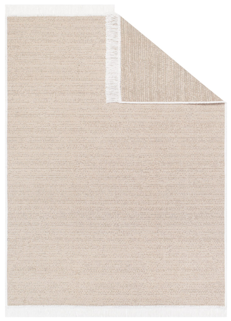 Tappeto Azteca Cotone Beige con Frange