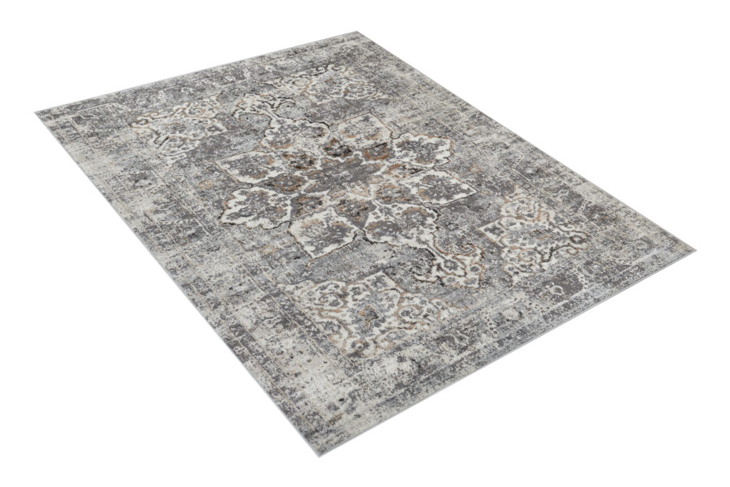 Tappeto Valley Grigio Scuro Floreale Rosetta