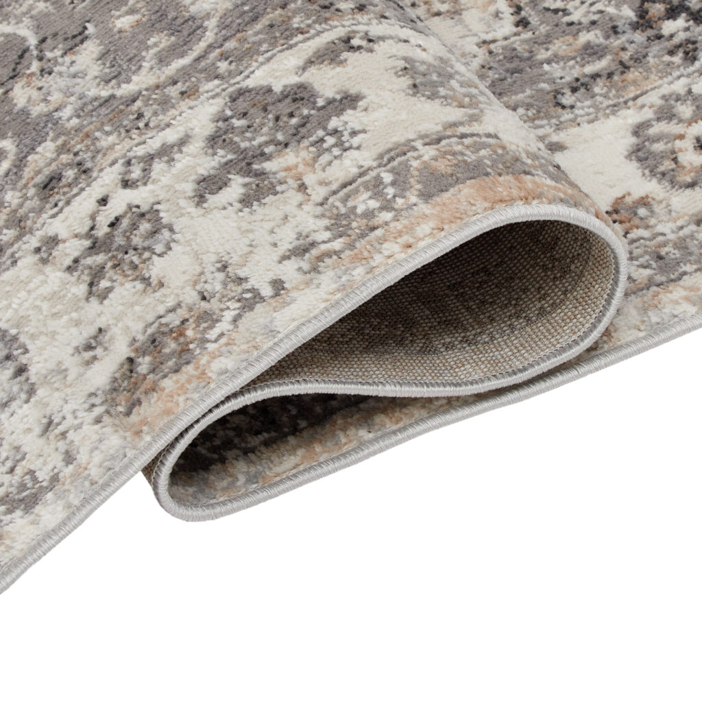 Tappeto Valley Grigio Scuro Vintage Cornice