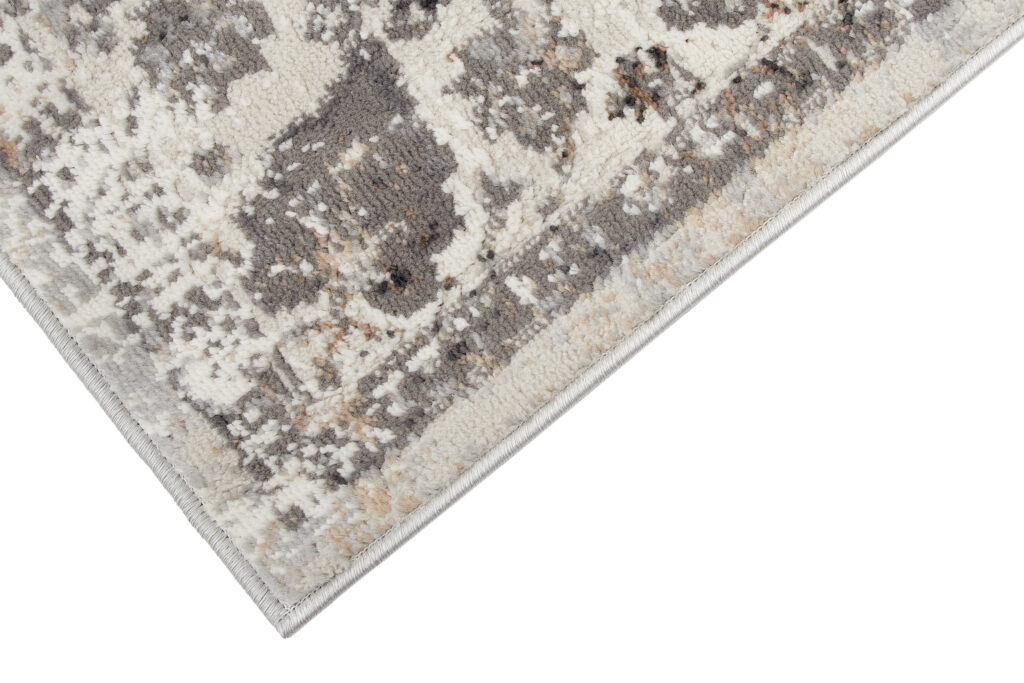 Tappeto Valley Grigio Scuro Vintage Cornice