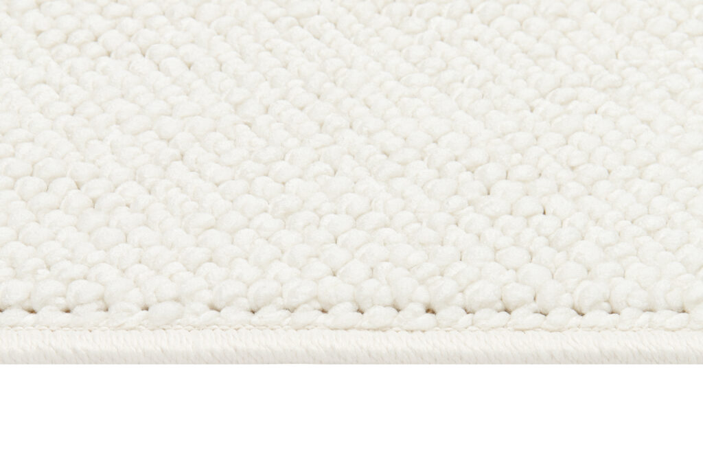 Tappeto Agra Crema Moderno con Frange