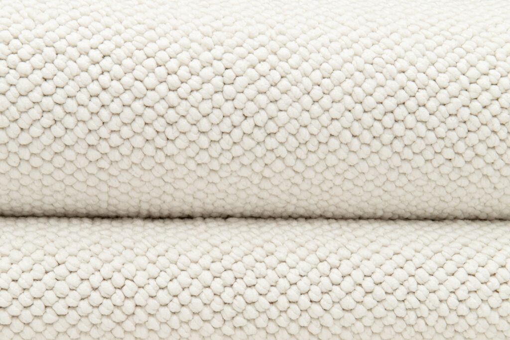 Tappeto Agra Crema Moderno con Frange