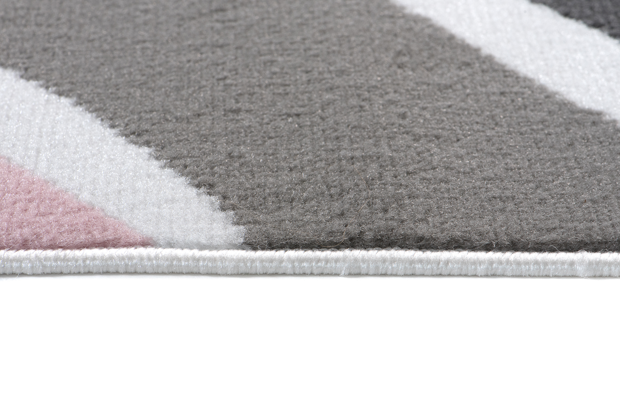 Tappeto Per Bambini Pinky Rosa Grigio Astratto