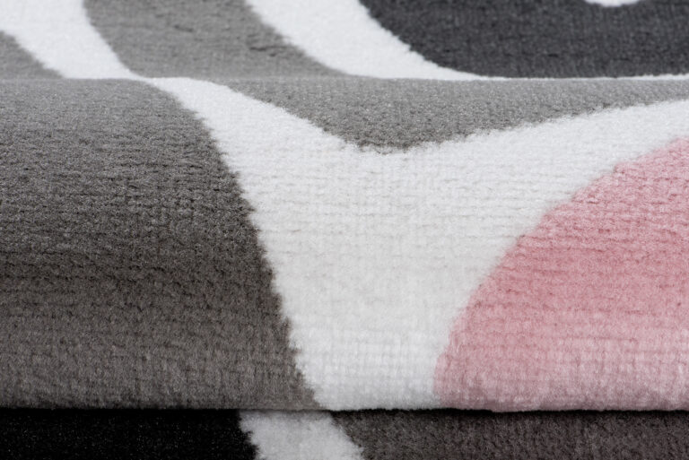 Tappeto Per Bambini Pinky Rosa Grigio Astratto
