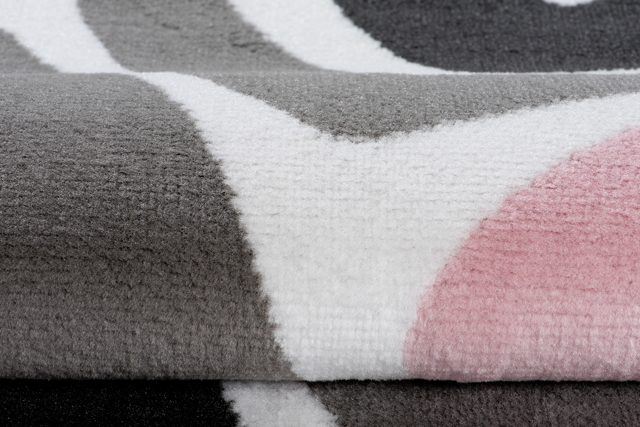 Tappeto Per Bambini Pinky Rosa Grigio Astratto