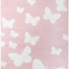 Tappeto Per Bambini Pinky Rosa Farfalle