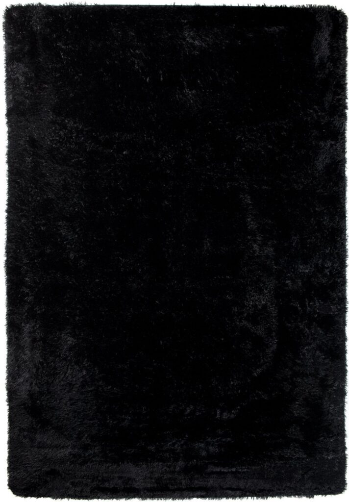 Tappeto Silk Antiscivolo Shaggy Nero