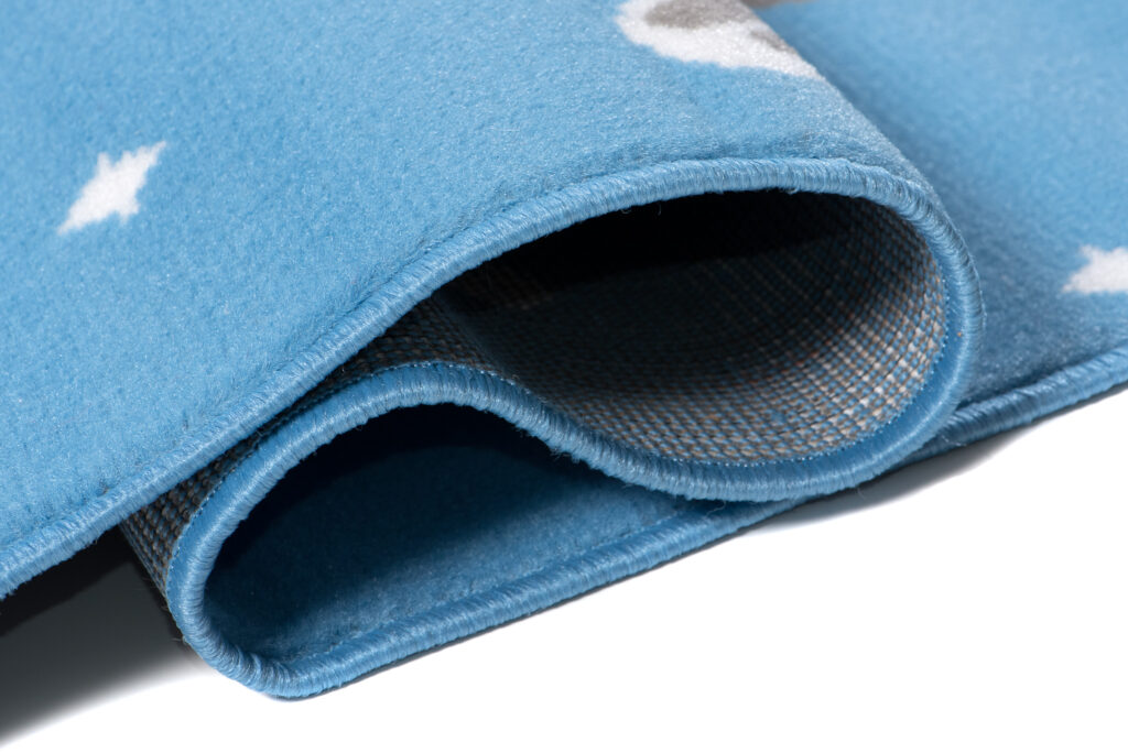 Tappeto Per Bambini Pinky Blu Cosmo