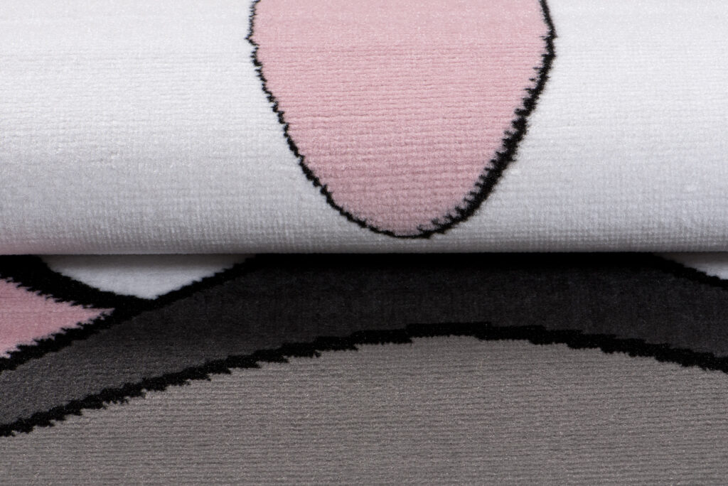 Tappeto Per Bambini Pinky Grigio Gufo