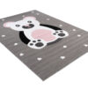 Tappeto Per Bambini Pinky Grigio Rosa Orsetto