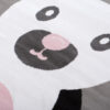 Tappeto Per Bambini Pinky Grigio Rosa Orsetto