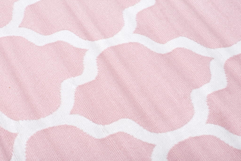 Tappeto Per Bambini Pinky Rosa Marocchino Trifoglio