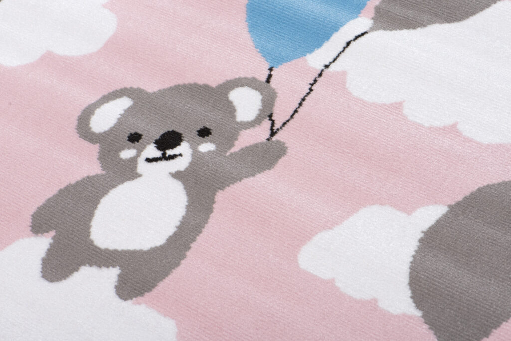 Tappeto Per Bambini Pinky Rosa Orsetti Koala