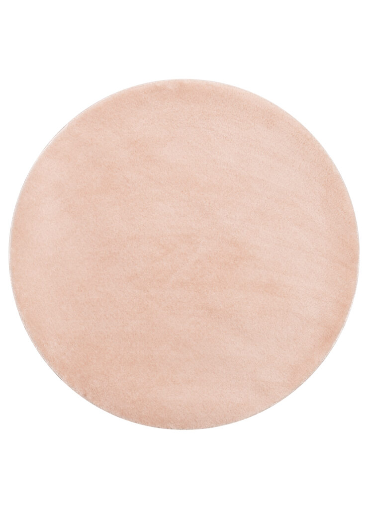 Tappeto Cuddle Rotondo Antiscivolo Rosa Shaggy