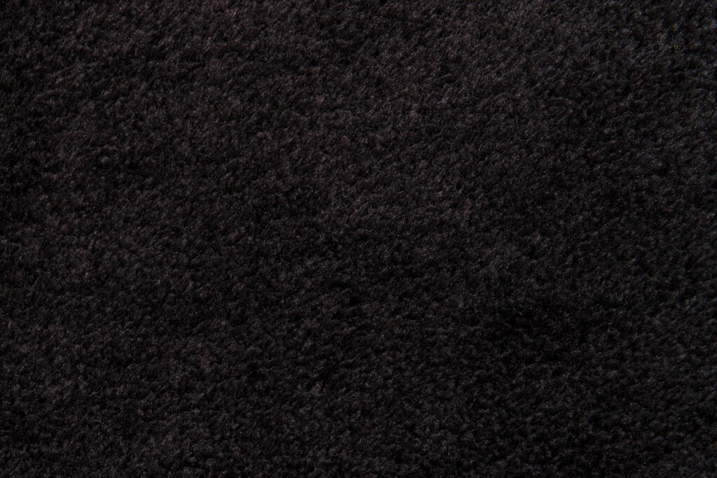 Tappeto Cuddle Rotondo Antiscivolo Nero Shaggy