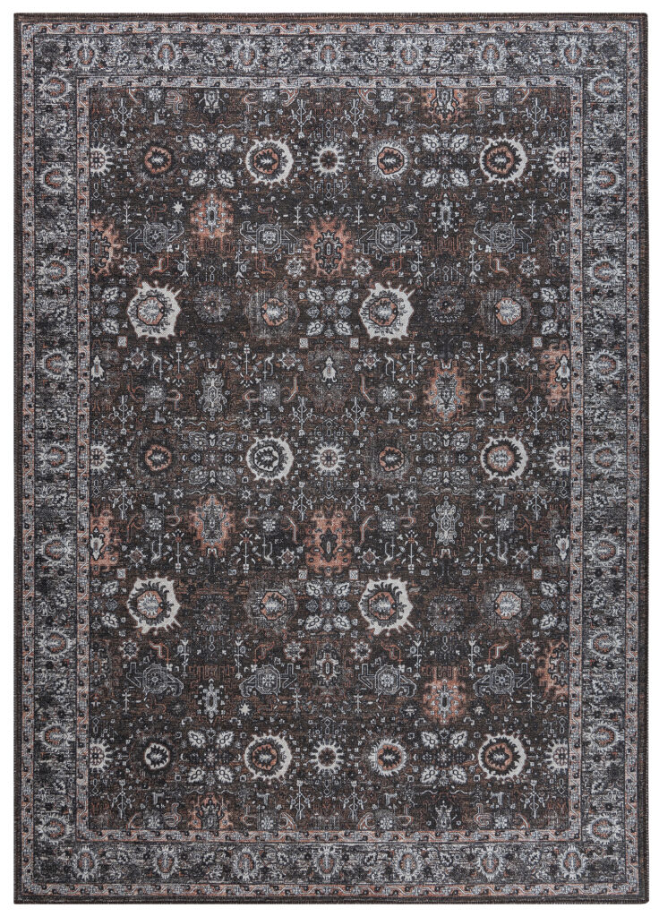Tappeto Ritz Marrone Nero Ornamenti