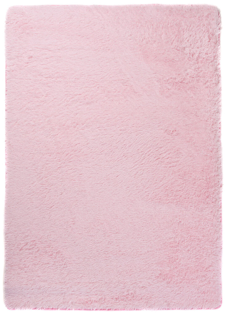 Tappeto Silk Antiscivolo Shaggy Rosa Pallido