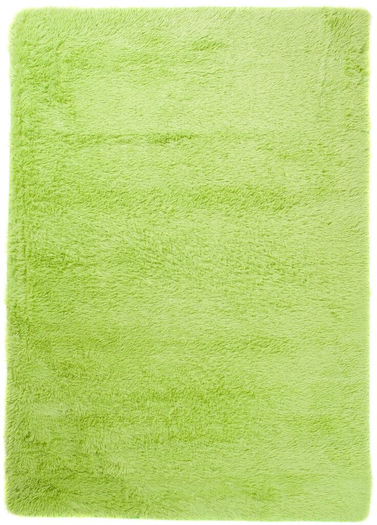 Tappeto Silk Antiscivolo Shaggy Verde Chiaro