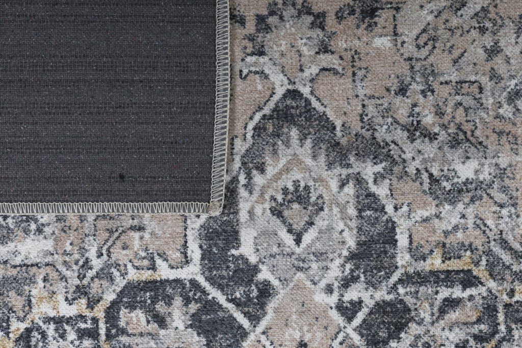 Tappeto Ritz Grigio Beige Vintage Rosetta