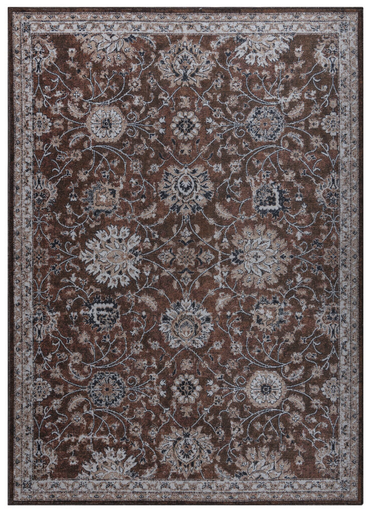 Tappeto Ritz Marrone Floreale Ornamenti