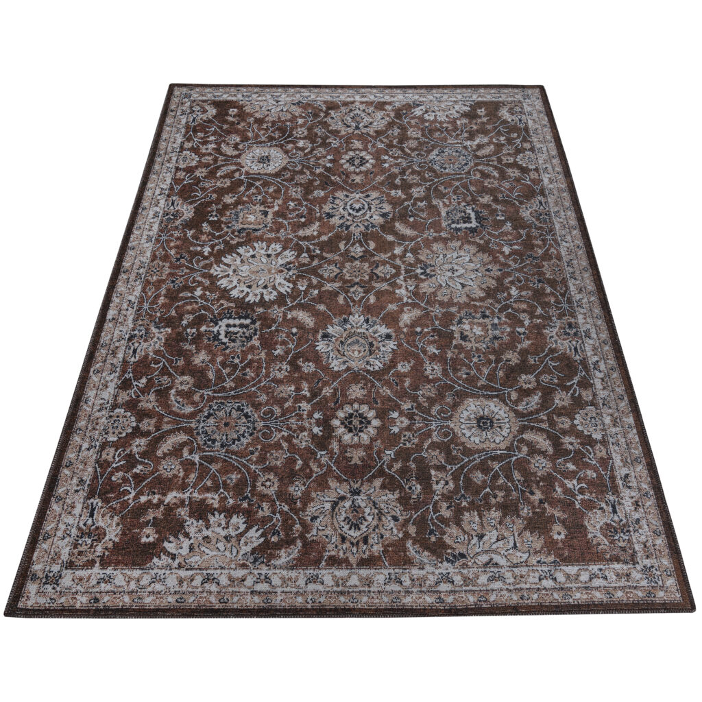 Tappeto Ritz Marrone Floreale Ornamenti