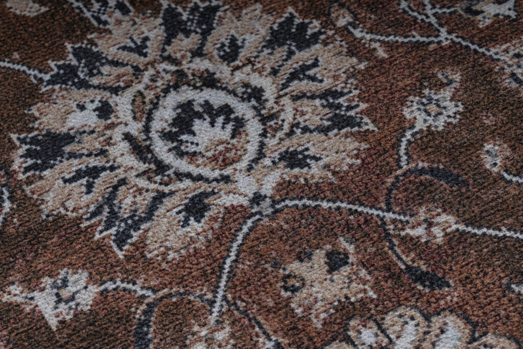 Tappeto Ritz Marrone Floreale Ornamenti