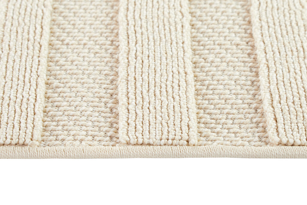 Tappeto Per Esterno Rio Loop Crema Righe