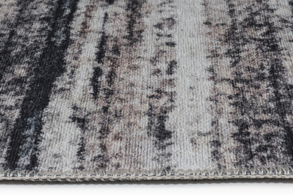 Tappeto Ritz Blu Navy Grigio Strisce