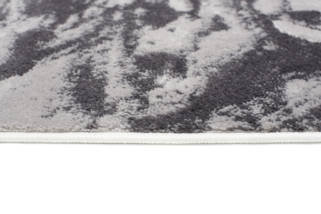Tappeto Shine Grigio Oro Moderno Effetto 3D