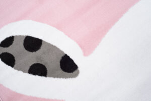 Tappeto Per Bambini Pinky Rosa Bianco Orsetto